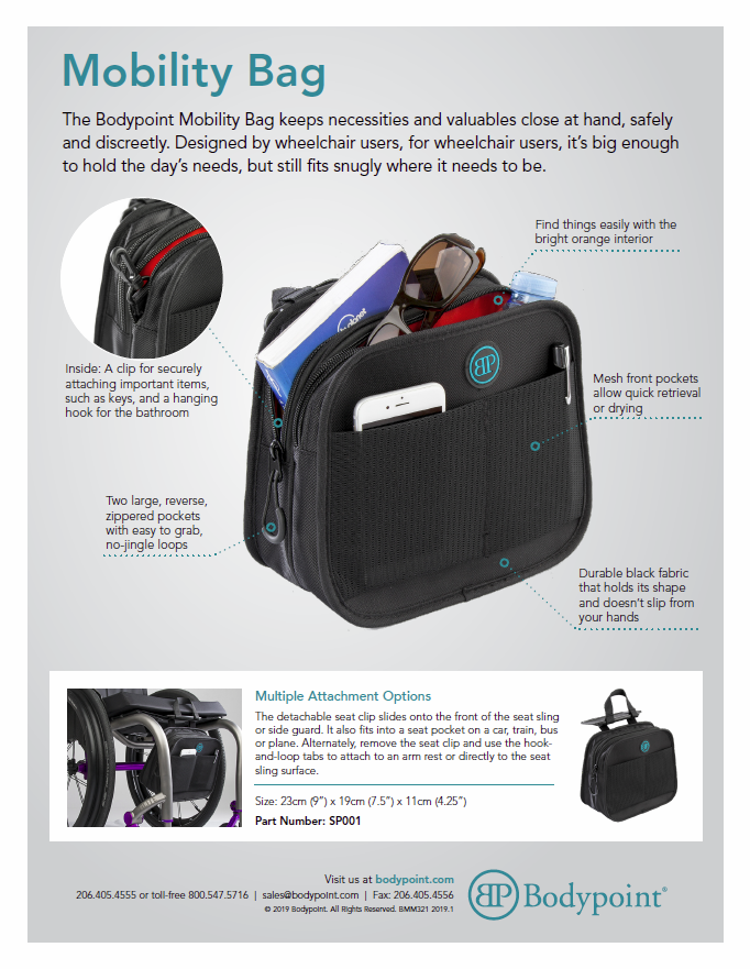 Mobility Bag Sell Sheet